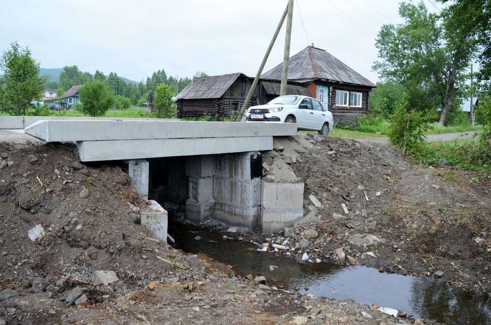 Погода в кусе магнитке. Мост через речку. Кусинское городское поселение.